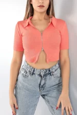 Basic Pembe Tişört - Görsel 2